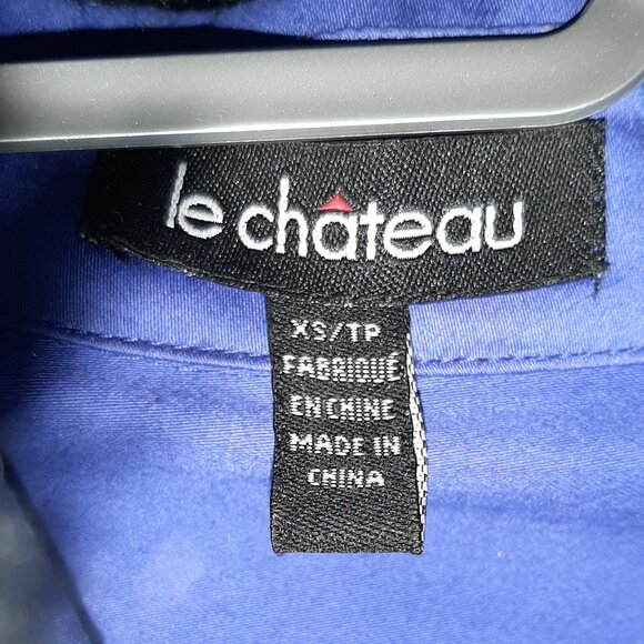 Y2K Le Château Blouse & Black Faux-Fur Vest from Costa Blanca. - Picture 8 of 16